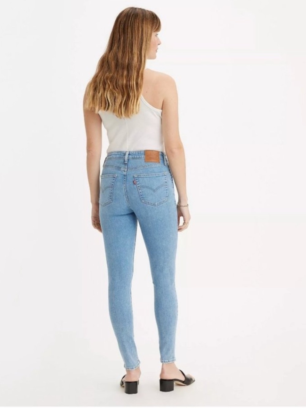 Levi’s 712 skinny high rise jeans light wash size 25